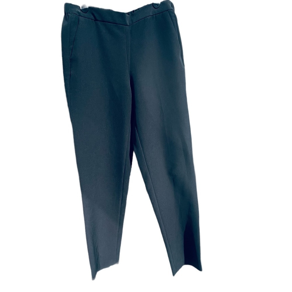 VINCE CAMUTO black high waist dress pants elastic back for xsm 6904